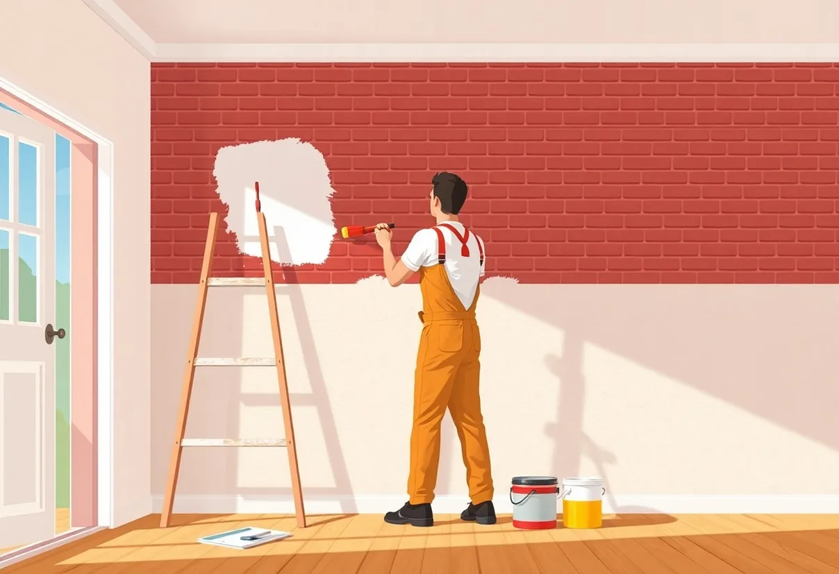 Peintre Épernay 51200 en intervention sur un chantier